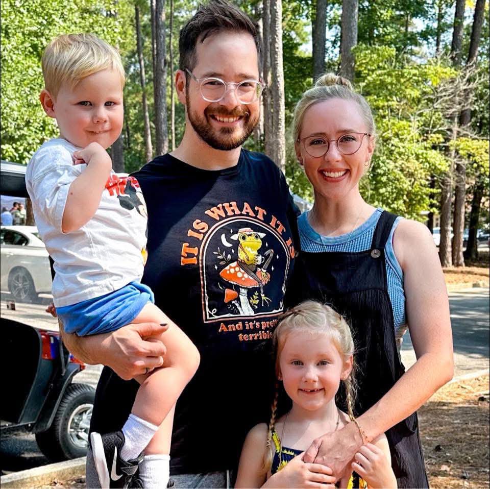 Felix with his family